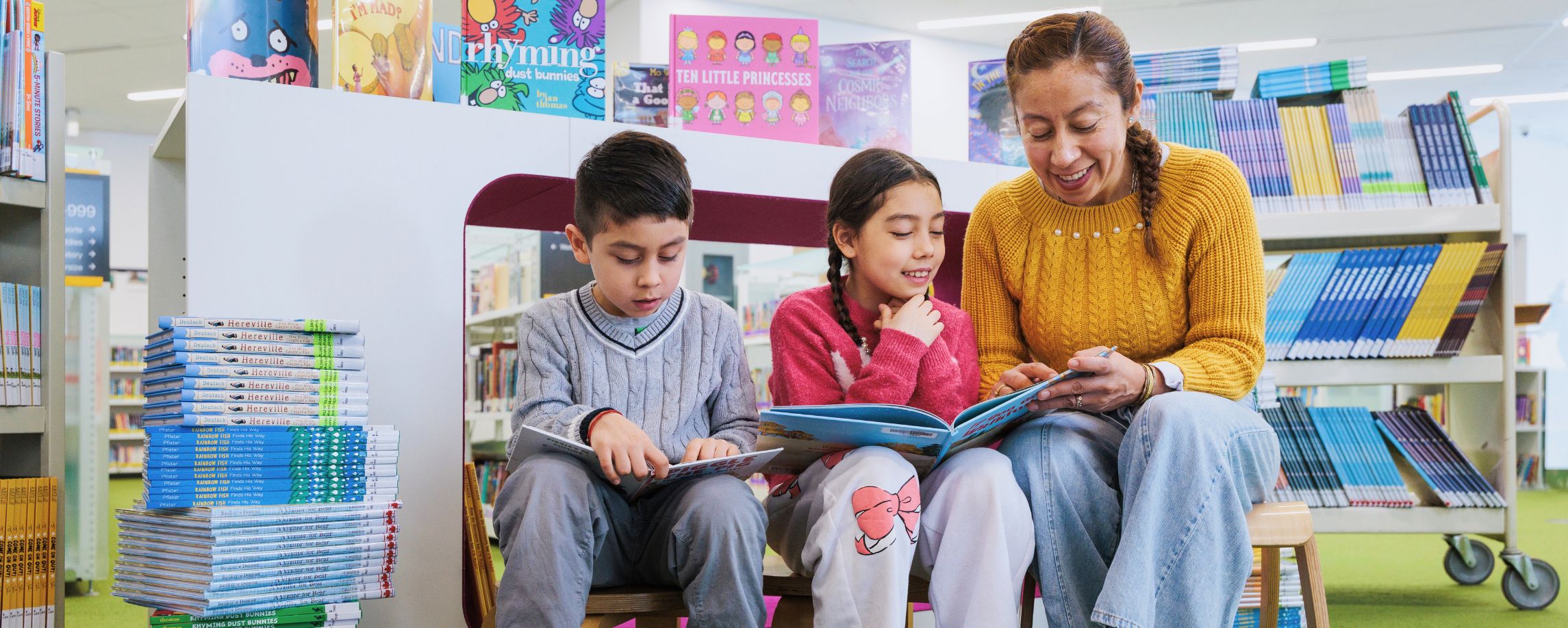 Turning pages, building futures